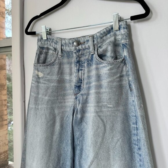 Rag & Bone Miramar Sofie Wide-Leg Ankle-Length Pants Sweatpant Jeans Blue 26 - Picture 10 of 14